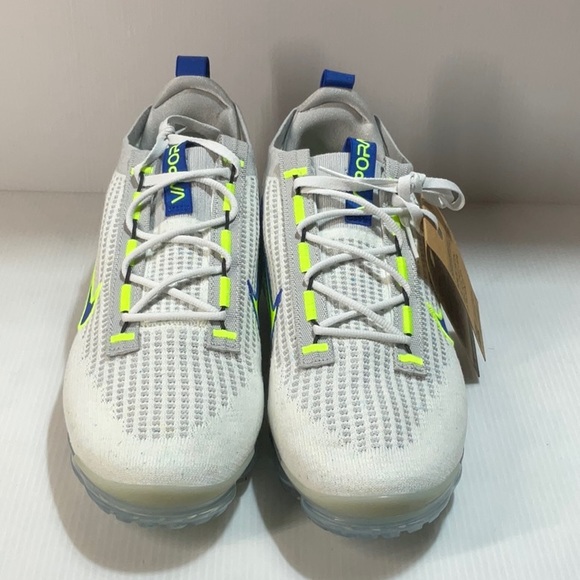 Nike air vapormax 2021 FK white blue running shoes size 11.5 men us - Picture 2 of 5